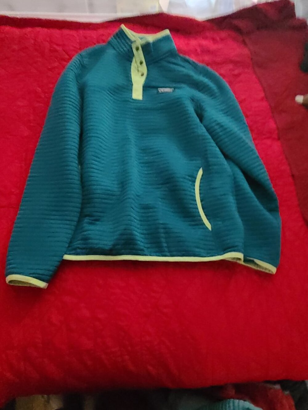 LL Bean Snap Pullover